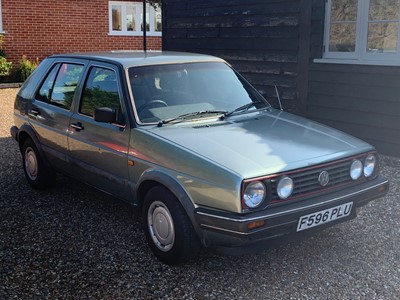 Lot 214 - 1989 Volkswagen Golf 1.8 GL automatic, 5 door hatchback, reg. no. F596 PLU