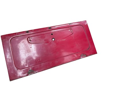 Lot 142 - Mini pickup boot lid / tailgate and a Mini rear windscreen, (2).