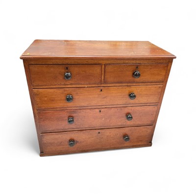 Lot 5306 - Victorian mahogany chest of drawers