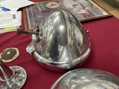Lot 88 - Pair of 1940s / 50s Lucas P100 headlights.