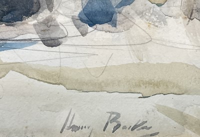 Lot 1036 - Harry Becker (1865-1928) watercolour, Friesian Cattle, c, 1911, signed, 37cm x 52cm, in glazed frame
