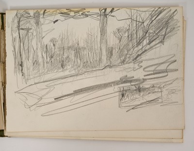 Lot 1005 - Harry Becker (1865-1928) a sketchbook 1908