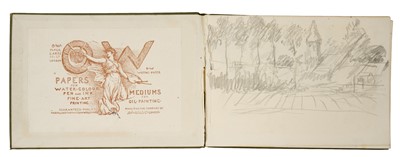 Lot Harry Becker (1865-1928) a sketchbook, numbered 6
