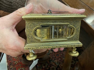 Lot 800 - Scarce 17th / 18th century and later German alarm table clock