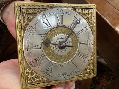 Lot 800 - Scarce 17th / 18th century and later German alarm table clock