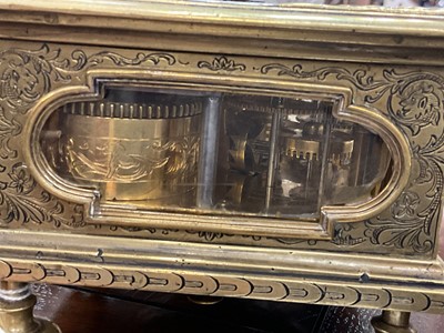 Lot 800 - Scarce 17th / 18th century and later German alarm table clock