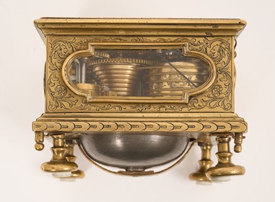 Lot 800 - Scarce 17th / 18th century and later German alarm table clock