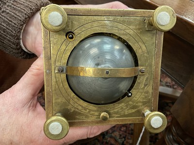 Lot 800 - Scarce 17th / 18th century and later German alarm table clock