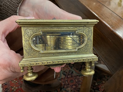 Lot 800 - Scarce 17th / 18th century and later German alarm table clock