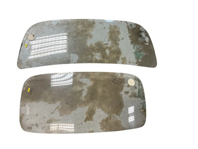 Lot 105 - Volkswagen Beetle- front and rear windscreens to suit a late 1960's / early 1970's car, (2).