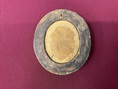 Lot 851 - 18th century Continental school, watercolour on ivory of a courtesan