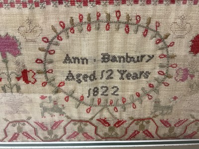 Lot 903 - George IV needlework sampler