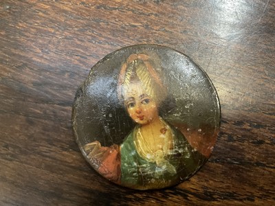 Lot 864 - Group of vertu items including portrait miniatures