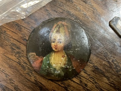 Lot 864 - Group of vertu items including portrait miniatures