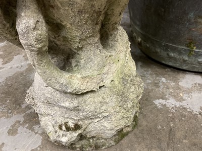 Lot 1931 - 19th century carved stone owl