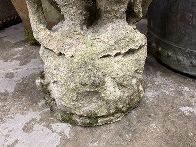 Lot 1931 - 19th century carved stone owl