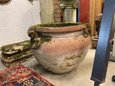 Lot 1937 - Compton Pottery style Gertrude Jekyll designed garden pot, 63cm diameter x 48cm high