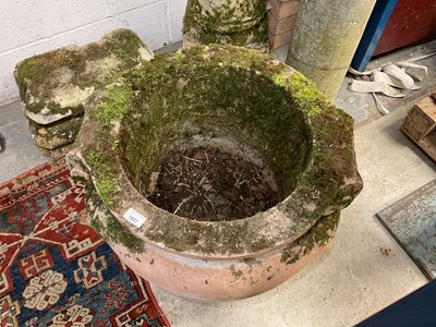 Lot 1937 - Compton Pottery style Gertrude Jekyll designed garden pot, 63cm diameter x 48cm high