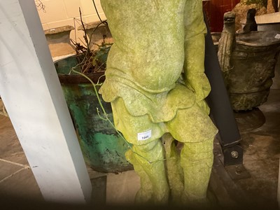Lot 1944 - 18th century carved marble figure of a standing Renaissance style male, 92cm high