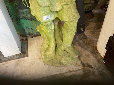 Lot 1944 - 18th century carved marble figure of a standing Renaissance style male, 92cm high