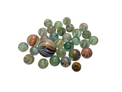Lot 2965 - Thirty early glass