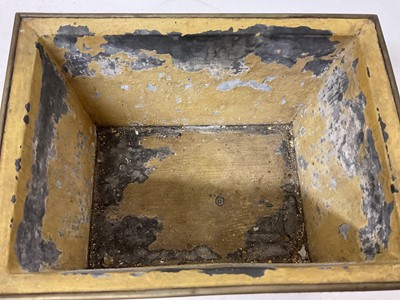 Lot 1877 - Late 19th / early 20th century ceramic planter, mounted with Wedgwood style four-colour jasperware classical plaques, 21cm wide
