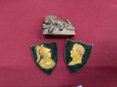 Lot 1889 - Assorted works of art including a decoy pigeon