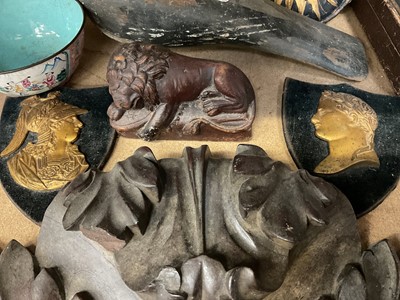 Lot 1889 - Assorted works of art including a decoy pigeon