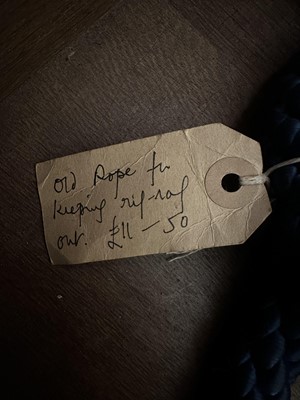 Lot 1888 - 'Old rope for keeping riff-raff out'