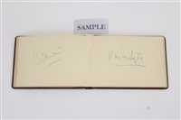 Lot 2410 - Automobiliagraphs in small album - signatures...