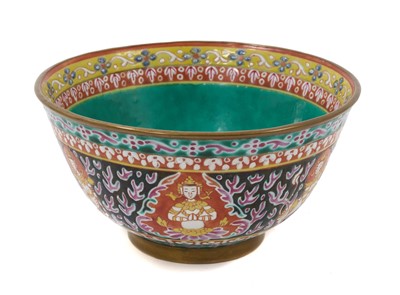 Lot 259 - Chinese enamelled bowl for the Thai market