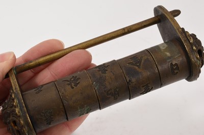 Lot 992 - Chinese lock in the form of a bear, and other locks