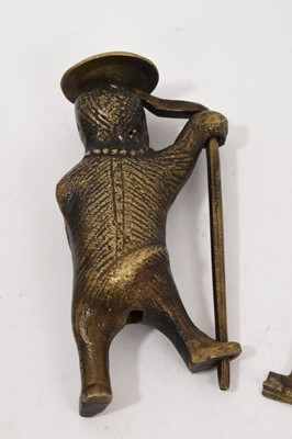 Lot 992 - Chinese lock in the form of a bear, and other locks