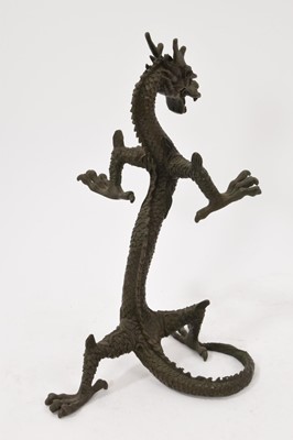 Lot 991 - Japanese bronze dragon