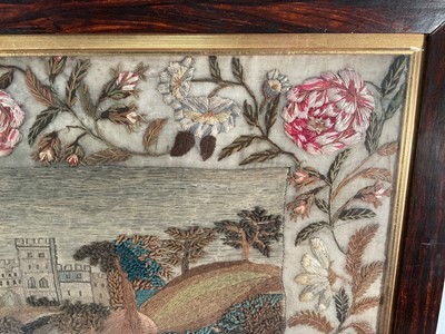Lot 973 - Rare and particularly fine William IV seminary sampler