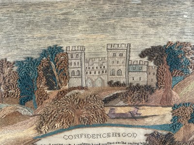 Lot 973 - Rare and particularly fine William IV seminary sampler