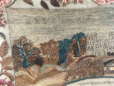 Lot 973 - Rare and particularly fine William IV seminary sampler