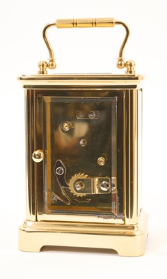 Lot 801 - Halcyon Days Enamels limited edition Queens Golden Jubilee carriage clock