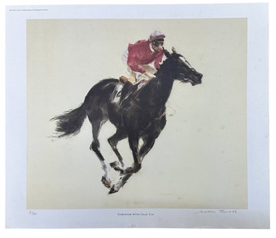 Lot 370 - Jonathan Trowell (1938-2013) signed limited edition print - Geranium with Lilac Cap, 5/350, unframed, 52cm x 61cm