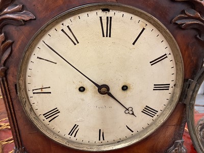 Lot 810 - 19th century mahogany bracket clock by Barwise, London