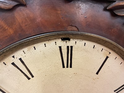 Lot 810 - 19th century mahogany bracket clock by Barwise, London
