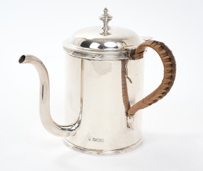 Lot 402 - Edwardian silver argyle, Sheffield 1908