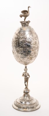 Lot 496 - Fine 19th century silver cup and cover