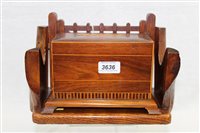 Lot 3636 - 1950s cigarette dispenser of rectangular form,...