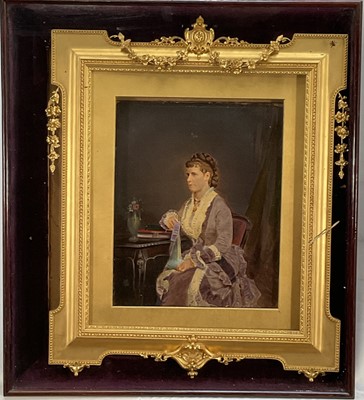 Lot 209 - 19th century glazed rosewoood box frame