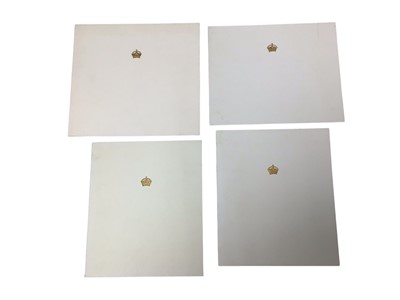 Lot 89 - H.M. Queen Elizabeth The Queen Mother, four 1970s & 1980s Christmas cards with photographs to the interiors