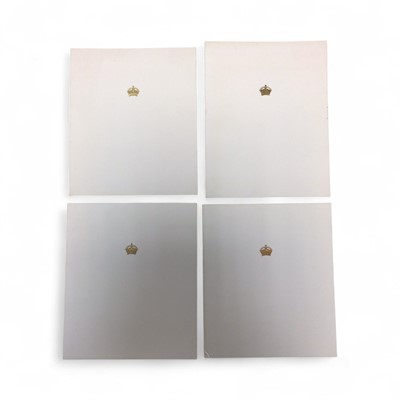Lot 90 - H.M. Queen Elizabeth The Queen Mother, four 1980s & 1990s Christmas cards with photographs to the interiors.