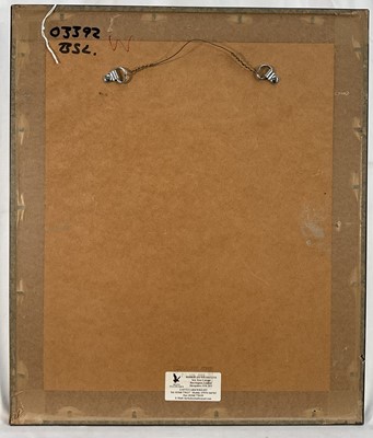 Lot 1151 - *Snaffles, Charles Johnson Payne (1884-1967) hand-coloured print - A Little Fizzer, with snaffle blindstamp, 45cm x 38cm, in glazed frame