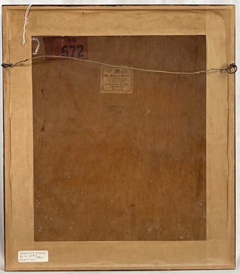 Lot 1152 - *Snaffles, Charles Johnson Payne (1884-1967) signed hand-coloured print - Swagger, but a workman, with snaffle blindstamp, 42cm x 37cm, in glazed frame