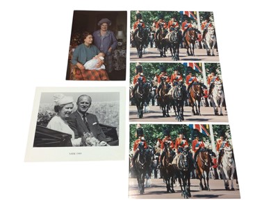 Lot 103 - H.M. Queen Elizabeth II and H.R.H. The Duke of Edinburgh, ten unsigned 1980s/90s Christmas cards with colour photographs to covers